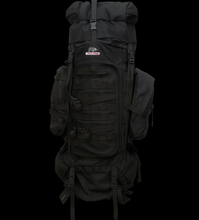 Tactical gear backpack from Hard Shell featuring heavy-duty zippers and rugged construction.