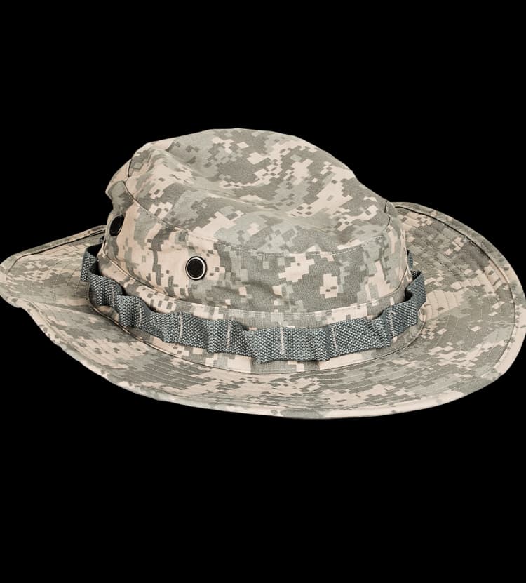 Hard Shell Military Hat is a versatile outdoor hat offering sun protection and rugged durability.