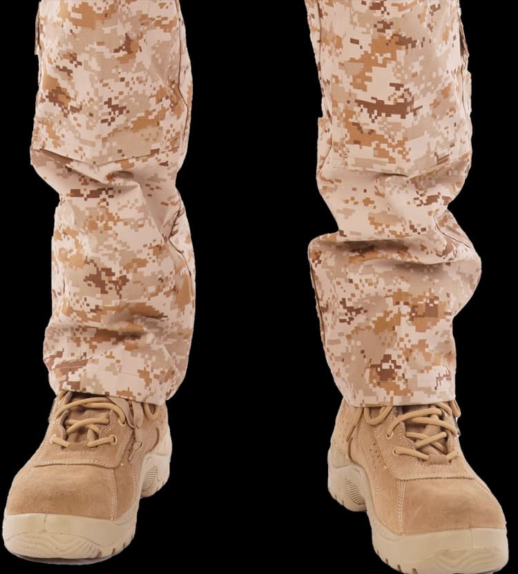 Lightweight desert-tactical boots designed for rugged field comfort, engineered by Hard Shell.