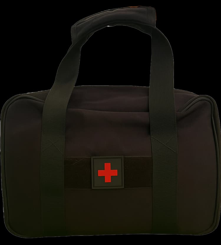 Compact IFAK by Hard Shell designed for quick access to emergency medical supplies in the field.