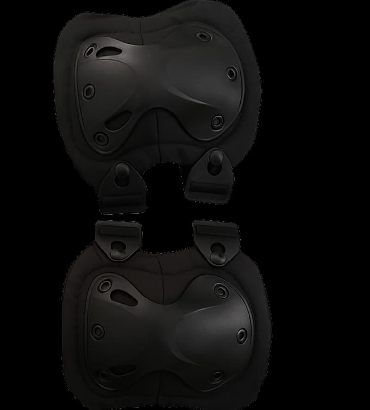 Durable Knee and Elbow Pads set by Hard Shell ideal for combat, airsoft, and training operations