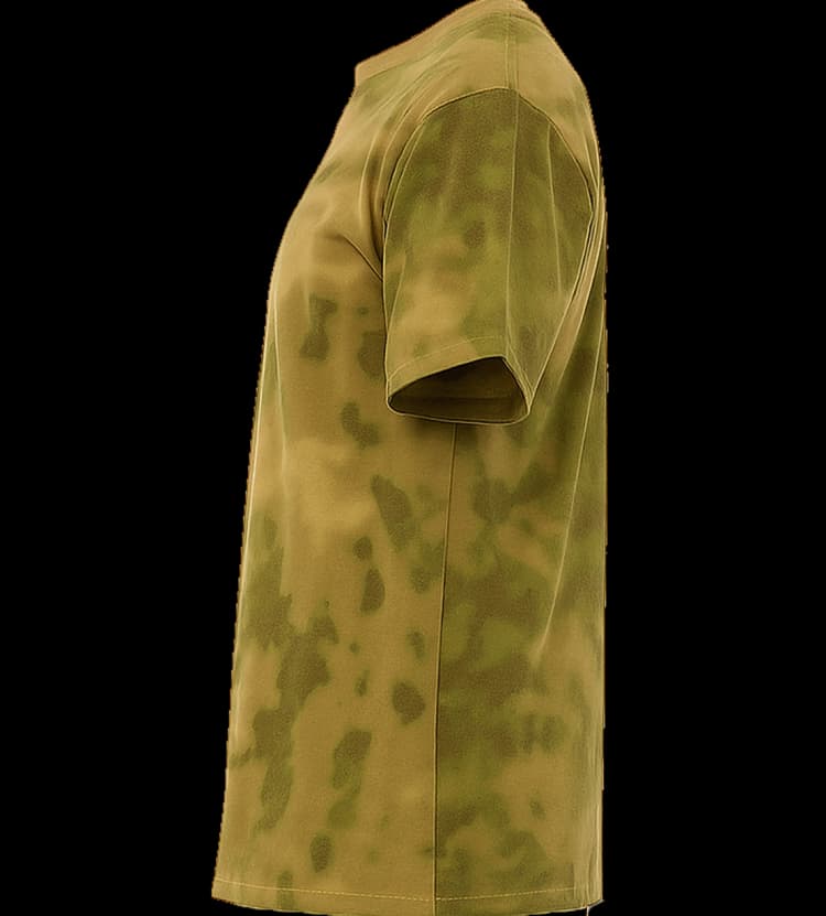 Hard Shell military T-Shirt with stretchable panels and ergonomic seams for superior mobility.