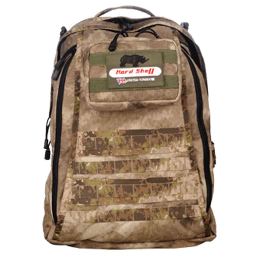 tactical backpack for military in tan colour