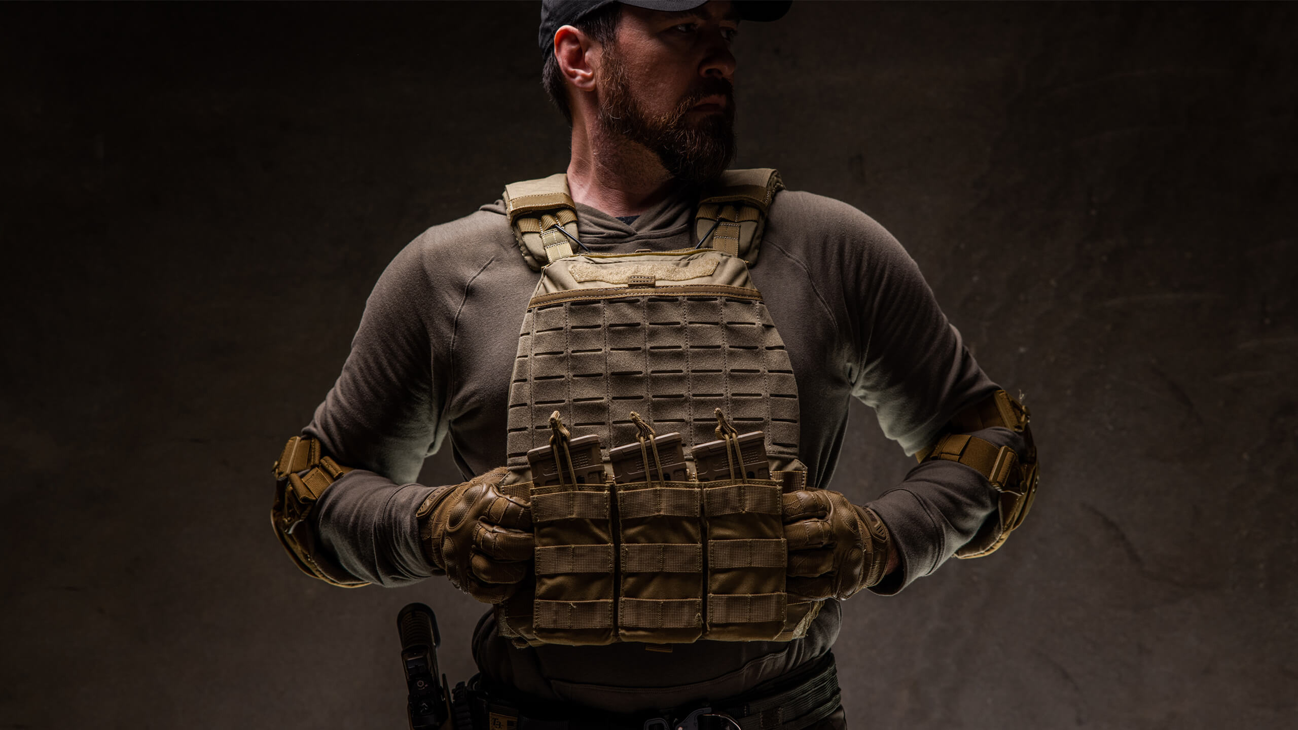 model showing how a plate carrier should fit 