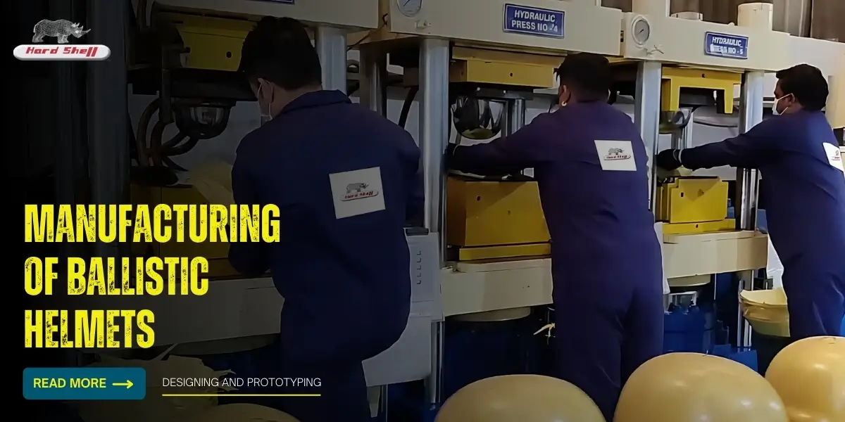 Manufacturing of ballistic helmet Manufacturing of ballistic helmet