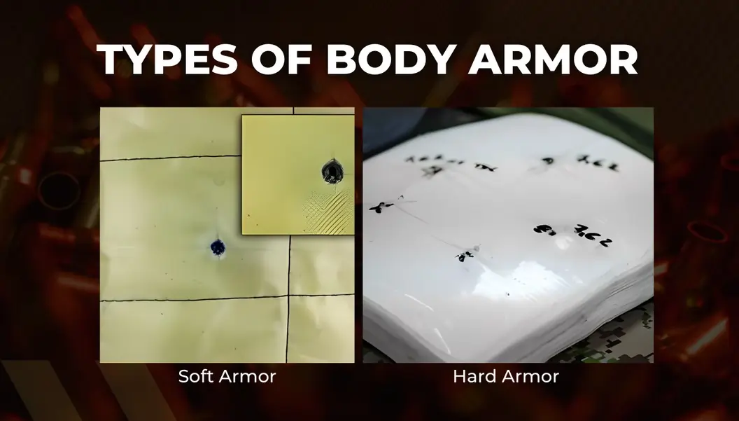 soft armor panel vs hard body armor